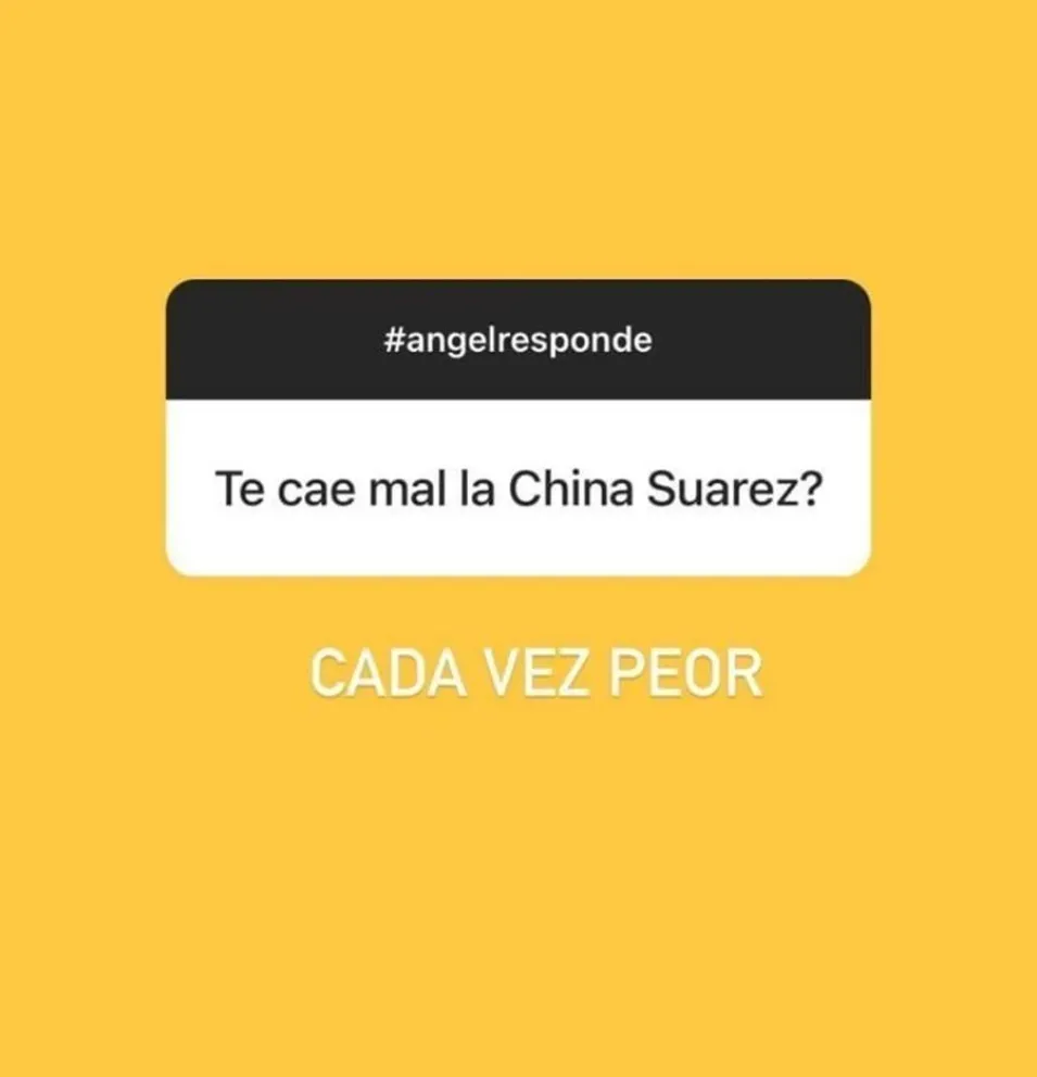 China Su&aacute;rez - &Aacute;ngel de Brito