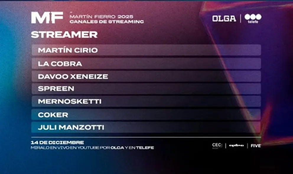 streamer - Mart&iacute;n Fierro
