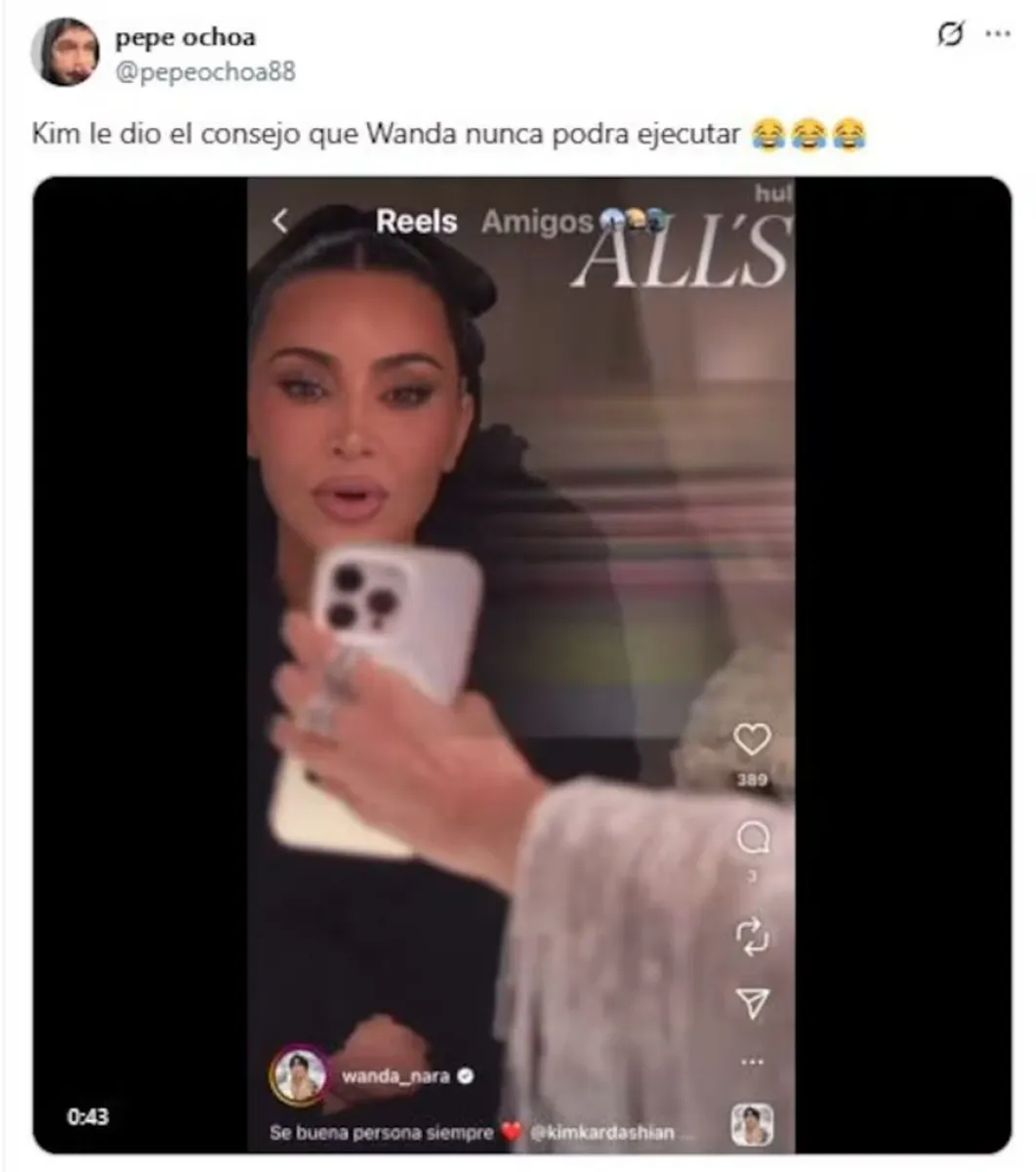 Wanda Nara - Kim Kardashian