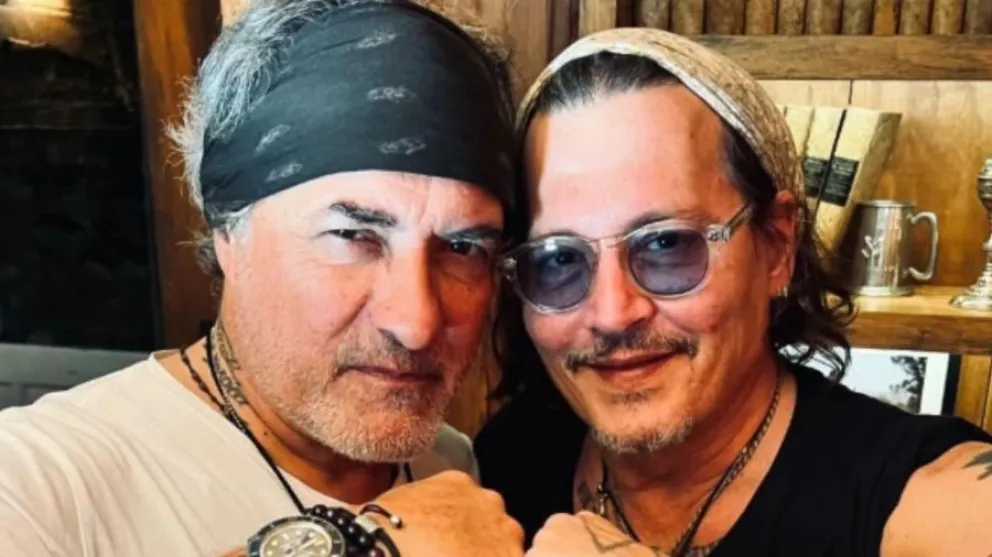Johnny Depp - Ver&oacute;nica Lozano - Telefe