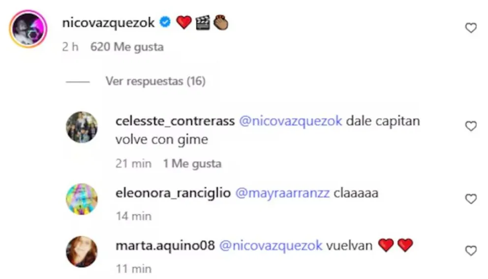 Gimena Accardi - Nico V&aacute;zquez