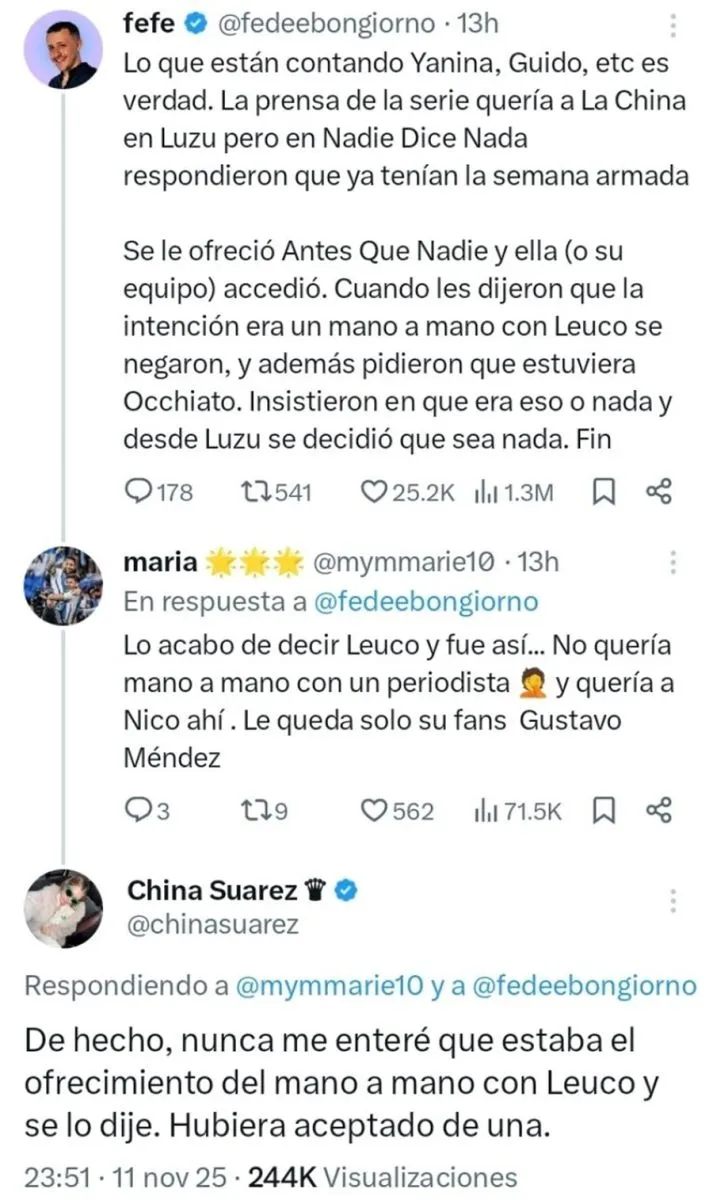 China Su&aacute;rez - Luzu TV