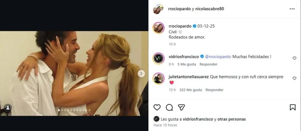 Nicol&aacute;s Cabr&eacute; - Roc&iacute;o Pardo