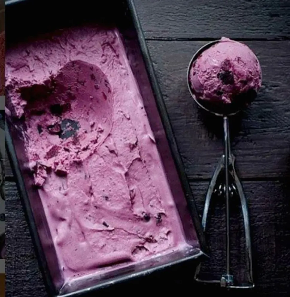 receta - helado de Nochebuena