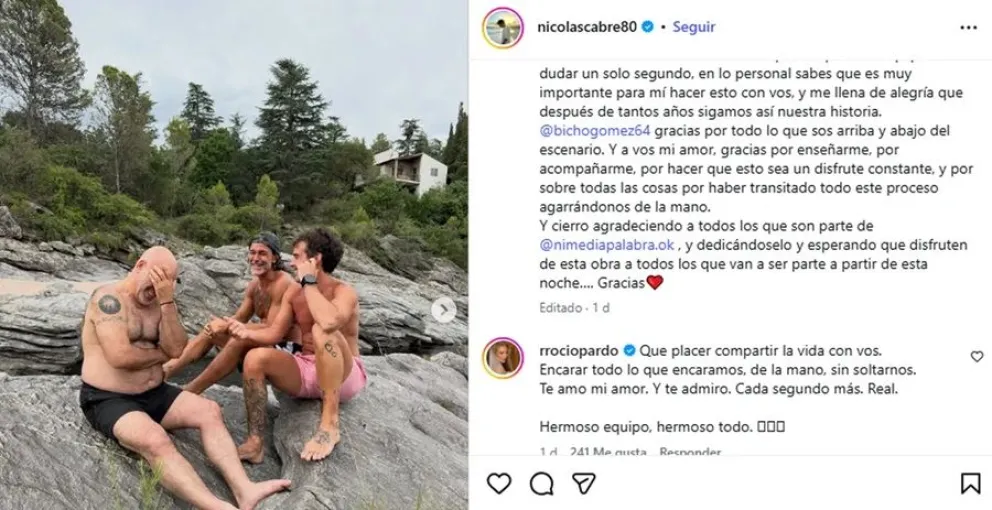 Nicol&aacute;s Cabr&eacute; - Roc&iacute;o Pardo