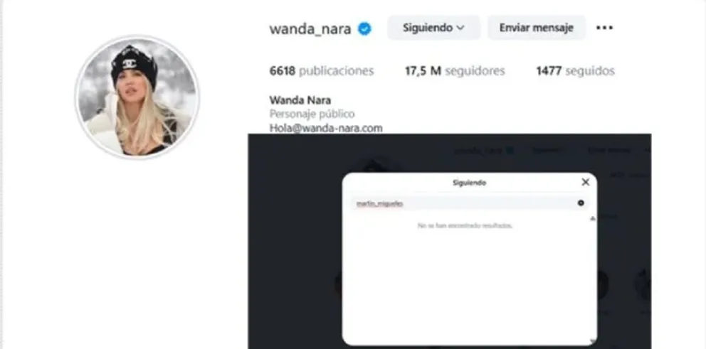 Wanda Nara - Mart&iacute;n Migueles
