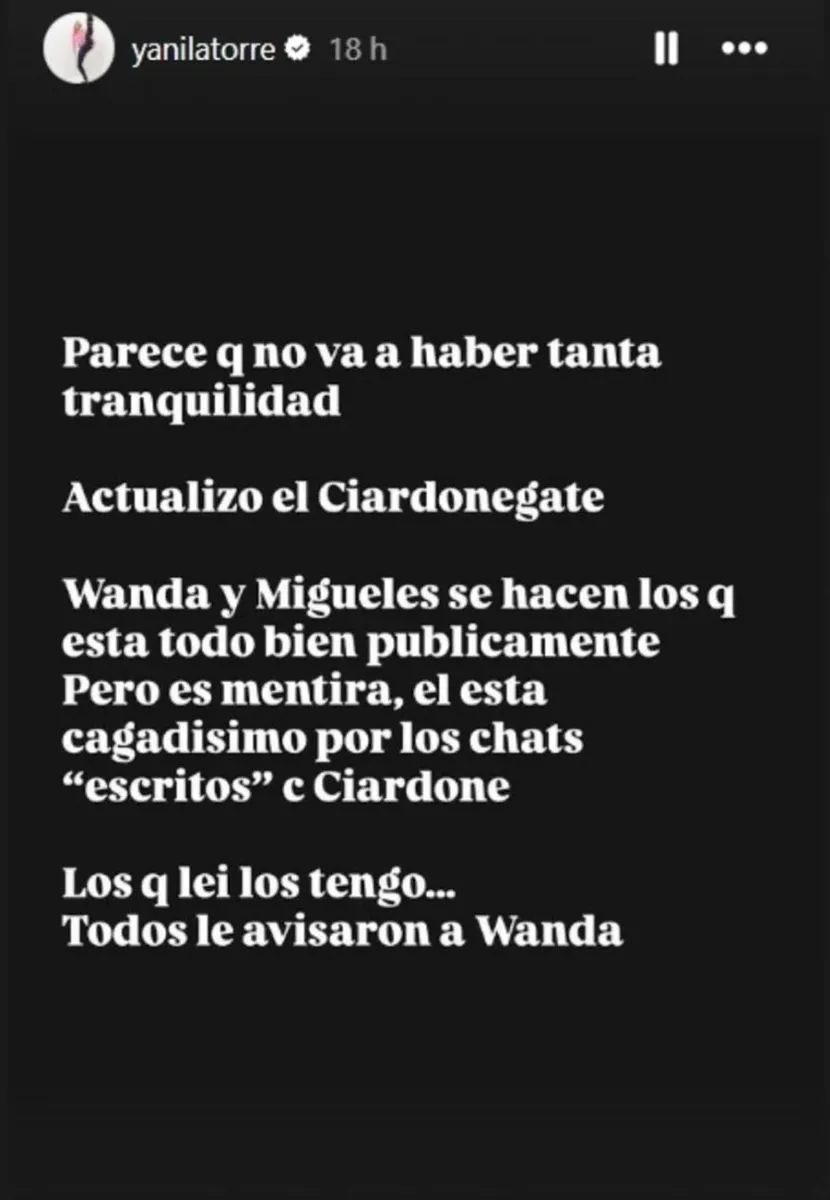 Wanda Nara - Mart&iacute;n Migueles