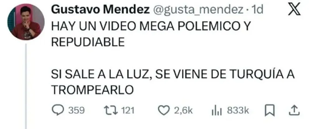 Wanda Nara - Gustavo M&eacute;ndez
