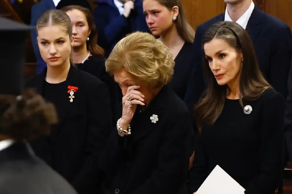 La reina Sofía en llanto: momentos íntimos en el funeral de Irene de Grecia  | Voces Criticas - Salta - Argentina