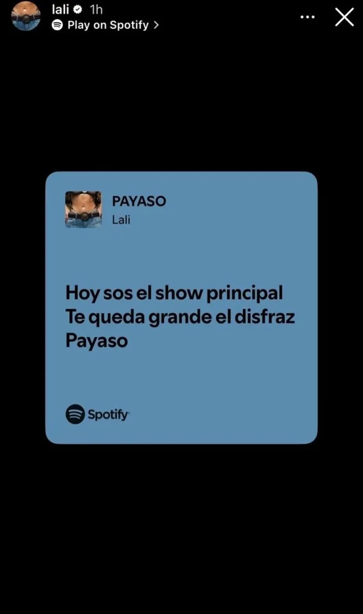 Javier Milei - Lali Esp&oacute;sito