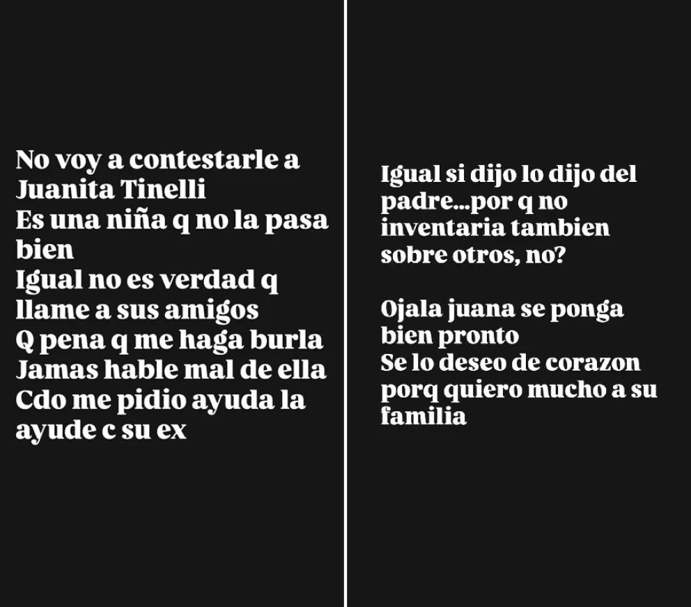 Juanita Tinelli - Yanina Latorre