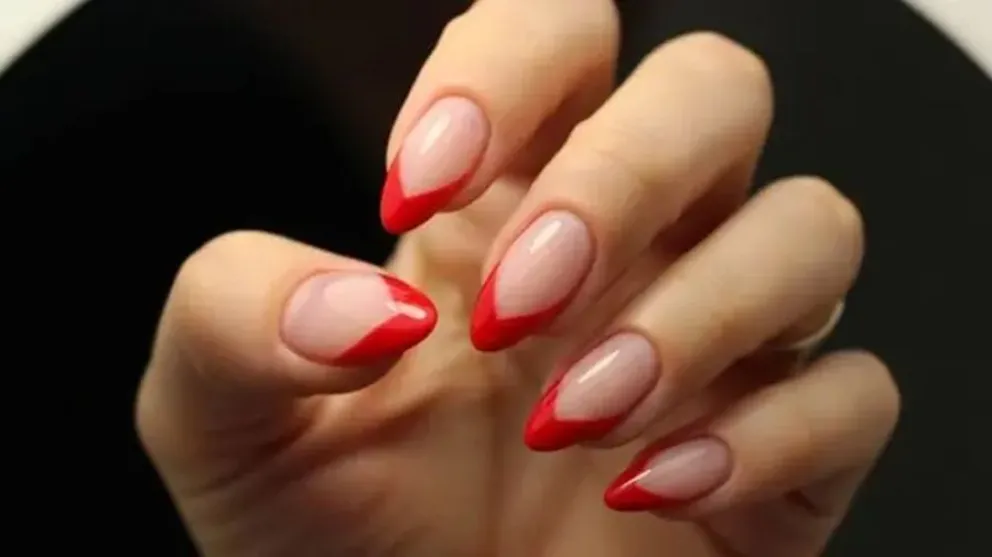 Modelo tres de Nail Art para San Valent&iacute;n