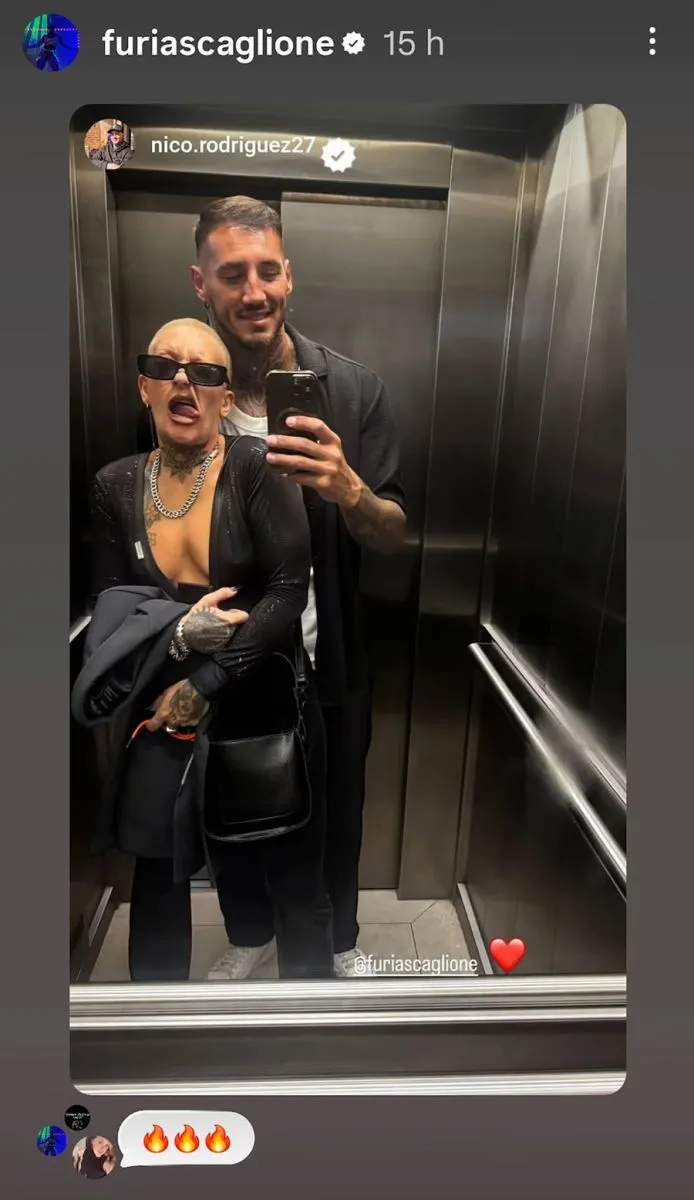 Furia Scaglione confirma su relaci&oacute;n con el futbolista