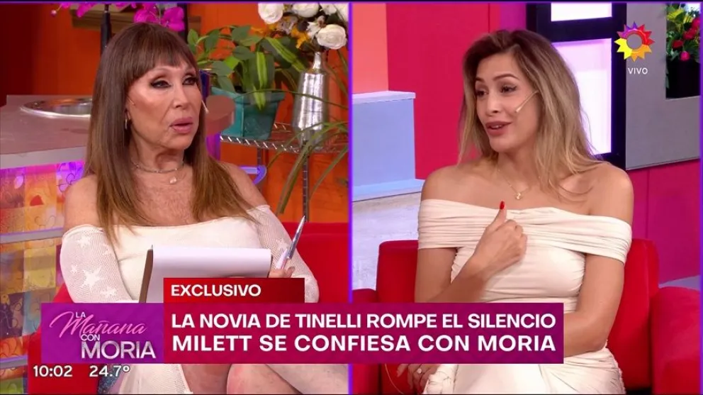 Milett Figueroa habl&oacute; con Moria Cas&aacute;n