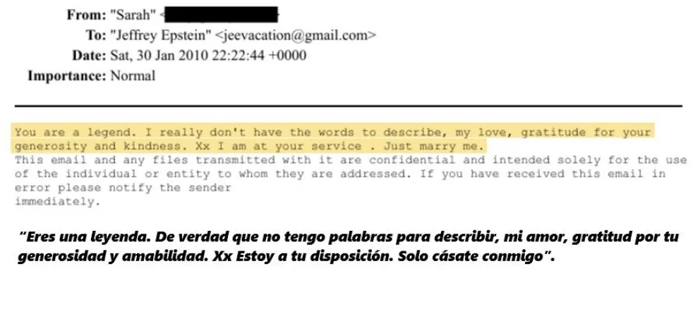 Jeffrey Epstein y Sarah Ferguson