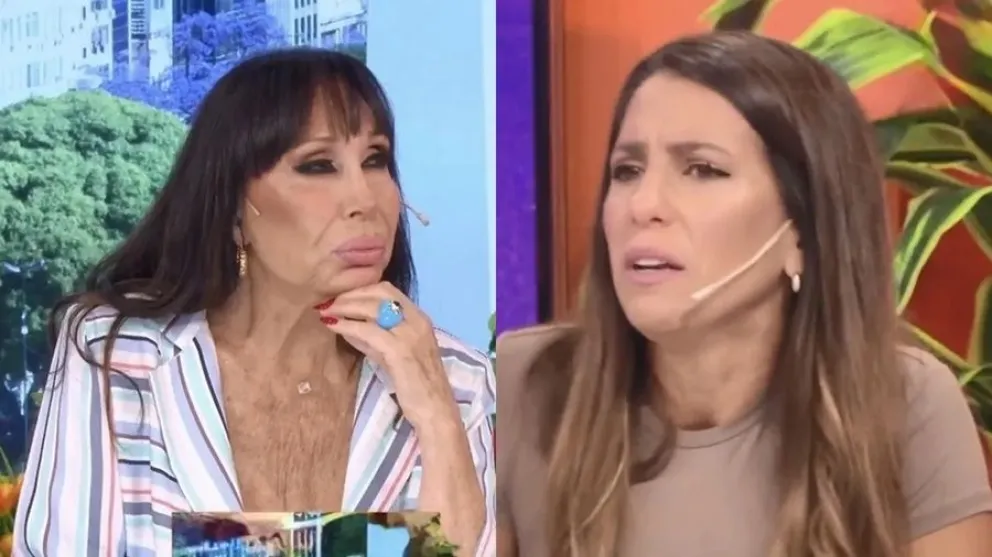 Enfrentamiento entre Cinthia Fern&aacute;ndez y Moria Cas&aacute;n en vivo