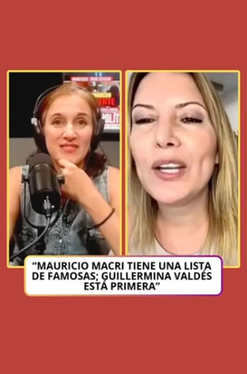 Guillermina Vald&eacute;s habl&oacute; de su v&iacute;nculo con Mauricio Macri