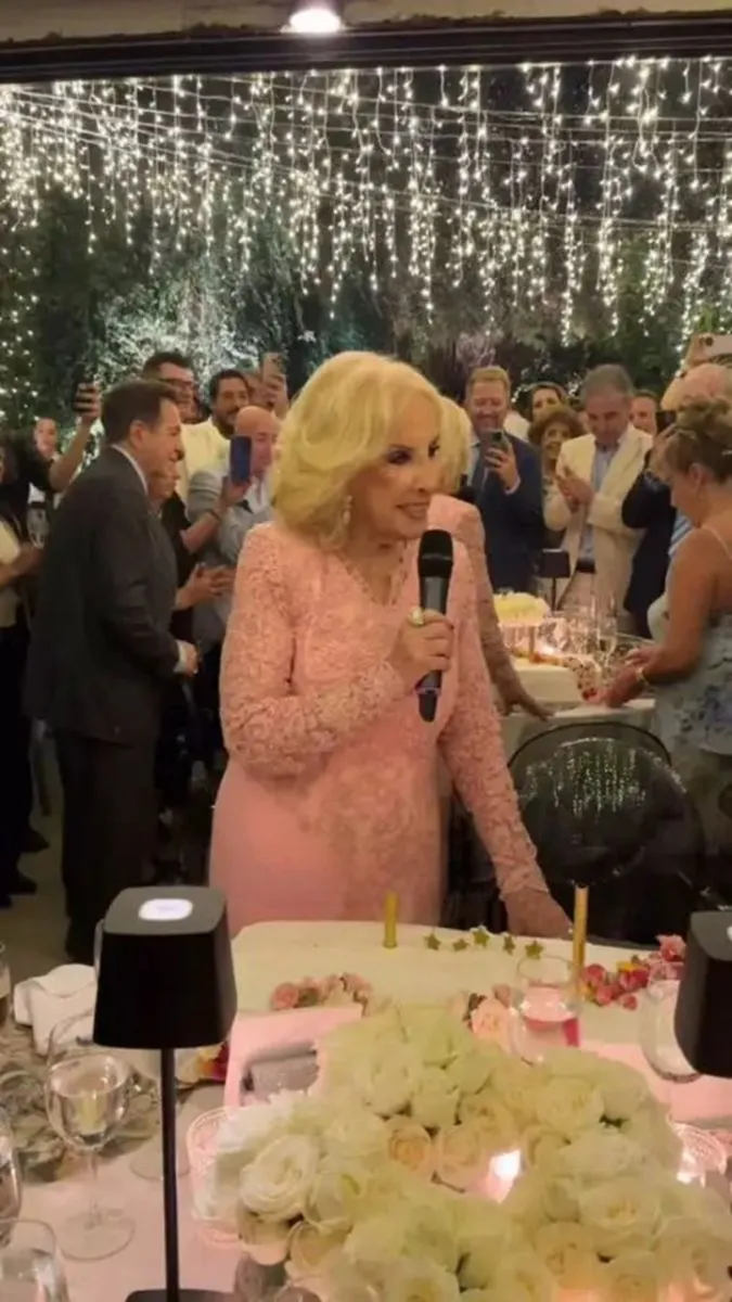 Mirtha Legrand celebr&oacute; su cumplea&ntilde;os por todo lo alto