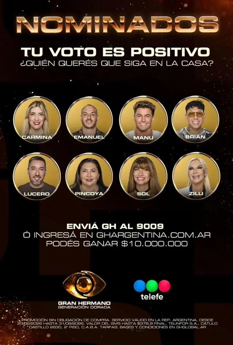 La primera gala de nominaci&oacute;n en Gran Hermano Generaci&oacute;n Dorada