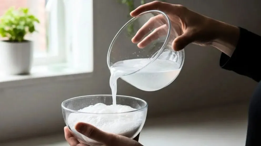 Trucos de mezclar bicarbonato y agua oxigenada para diversos usos en el hogar
