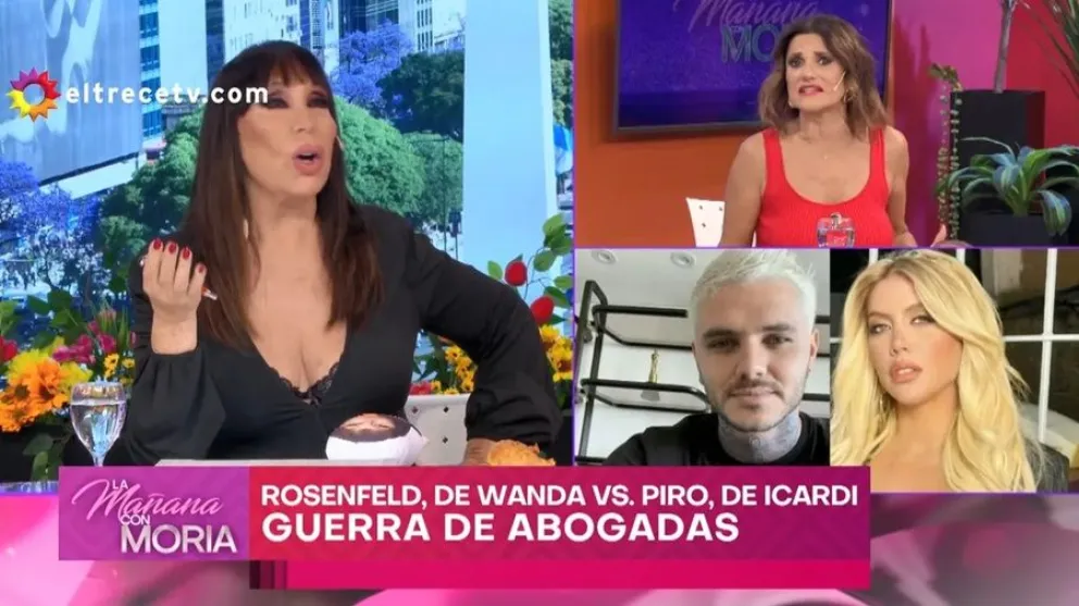 Fuerte cruce entre Lara Piro y Mar&iacute;a Fernanda Callej&oacute;n en vivo