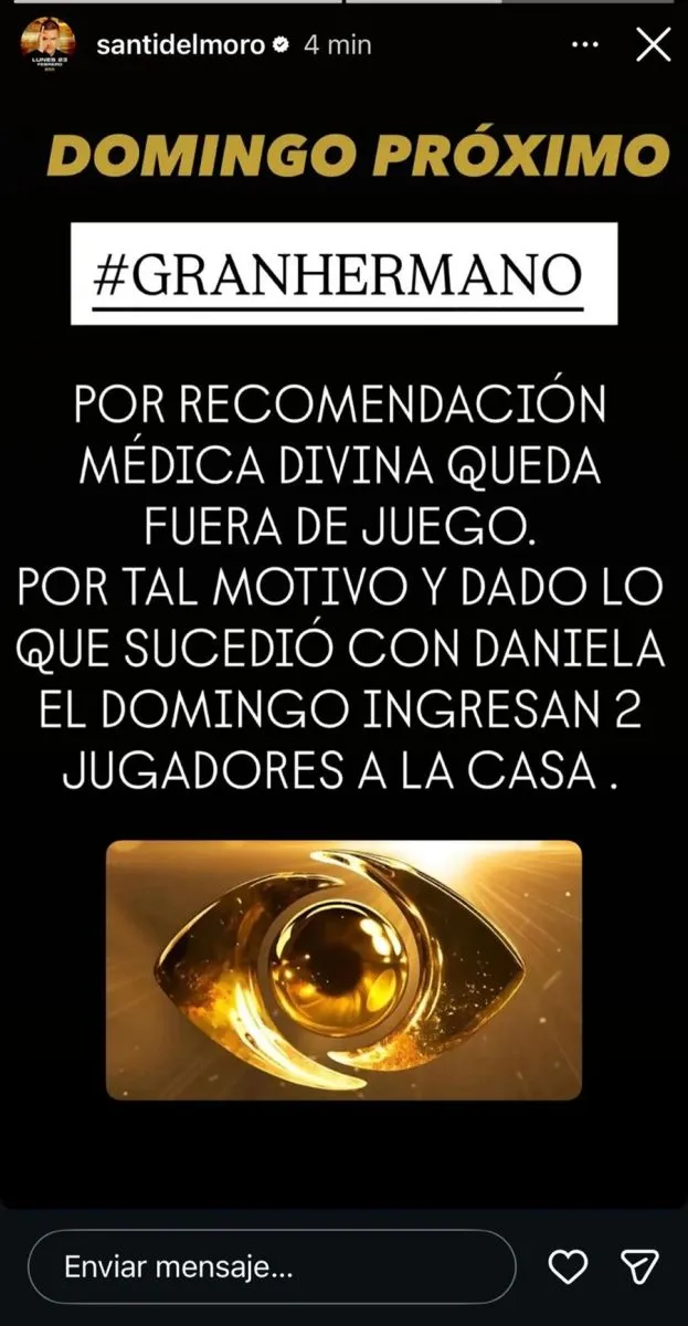 Gran Hermano tom&oacute; una decisi&oacute;n sobre el regreso de Divina Gloria