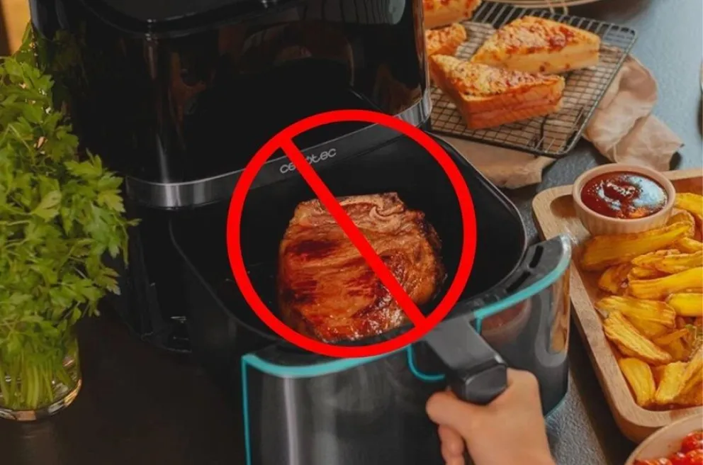 Qu&eacute; alimentos no debes meter en el Airfryer para evitar que se da&ntilde;e