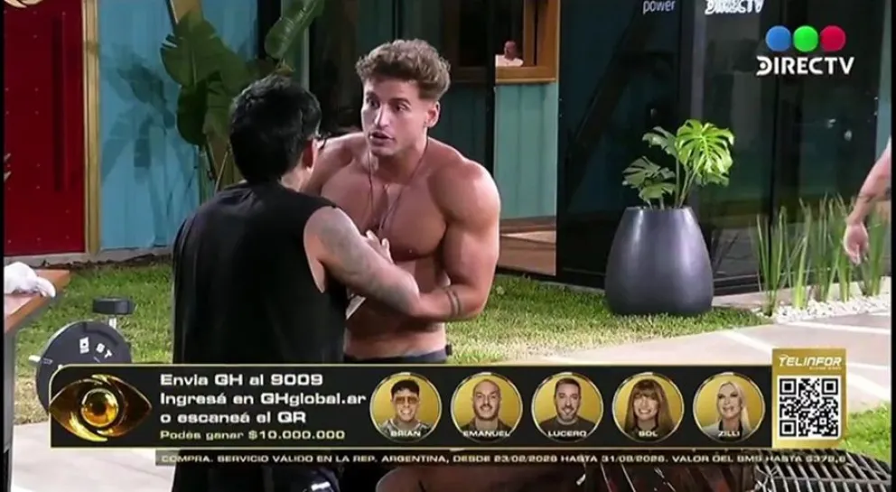 Fuerte pelea en Gran Hermano entre Brian Sarmiento y Manuel Ibero