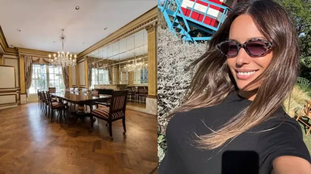 As&iacute; es la casa nueva de Pampita, un castillo estilo franc&eacute;s