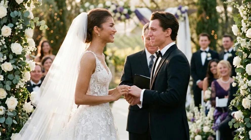 Tom Holland y Zendaya se casaron en secreto
