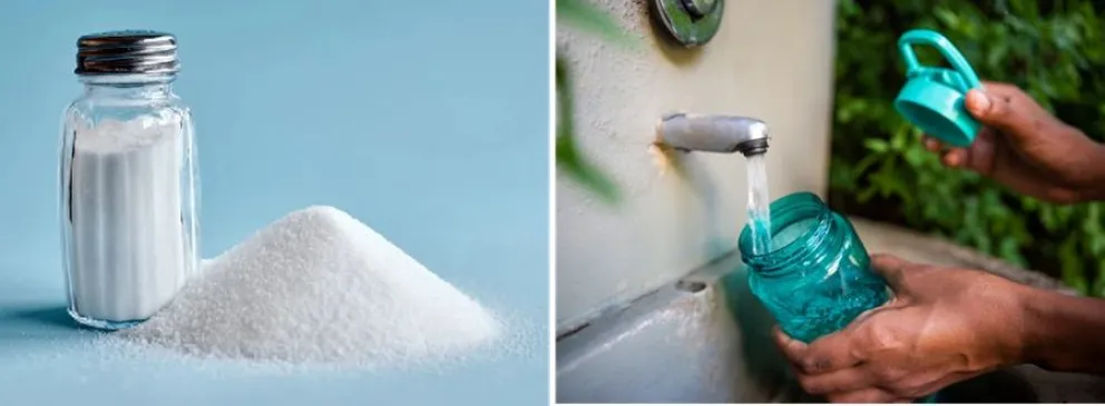 Truco de limpieza  para las botellas de agua reutilizables contra los hongos