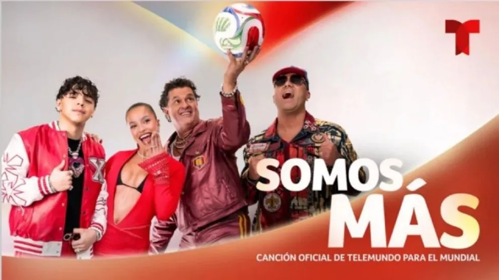 La canci&oacute;n que ser&aacute; furor en el Mundial 2026 con Emilia, Carlos Vives, Wisin y Xavi