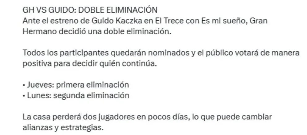 Anuncio de Gran Hermano que cambia el juego dr&aacute;sticamente