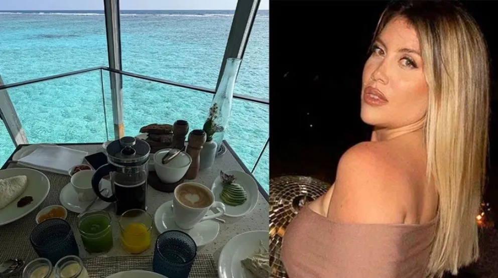 Wanda Nara en Maldivas rodeada de lujos, cu&aacute;nto cuesta el resort junto a Migueles