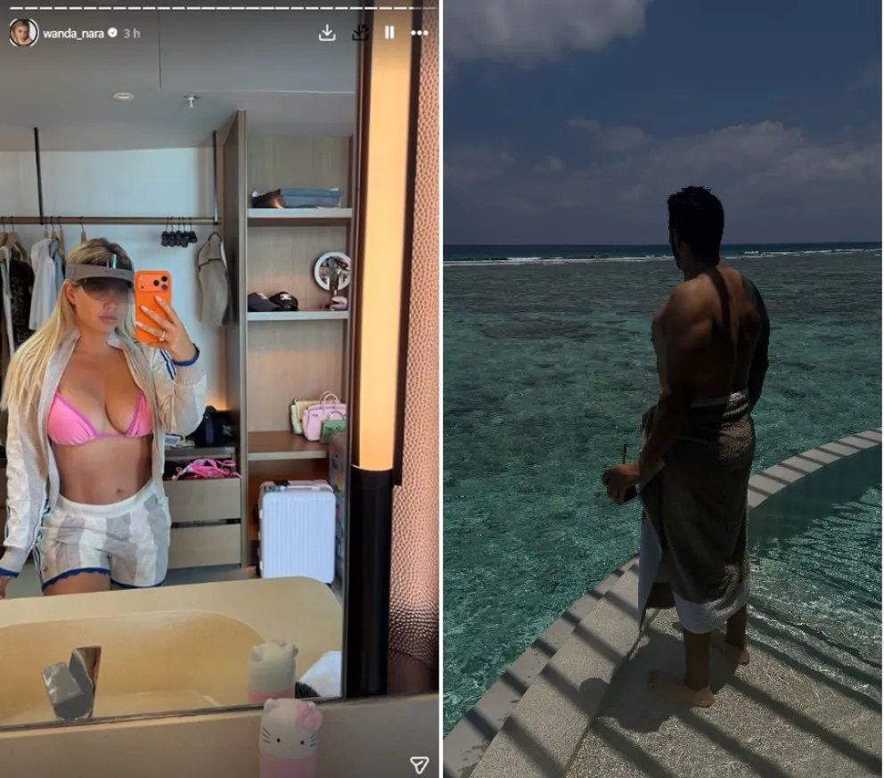 Wanda Nara en Maldivas rodeada de lujos, cu&aacute;nto cuesta el resort junto a Migueles