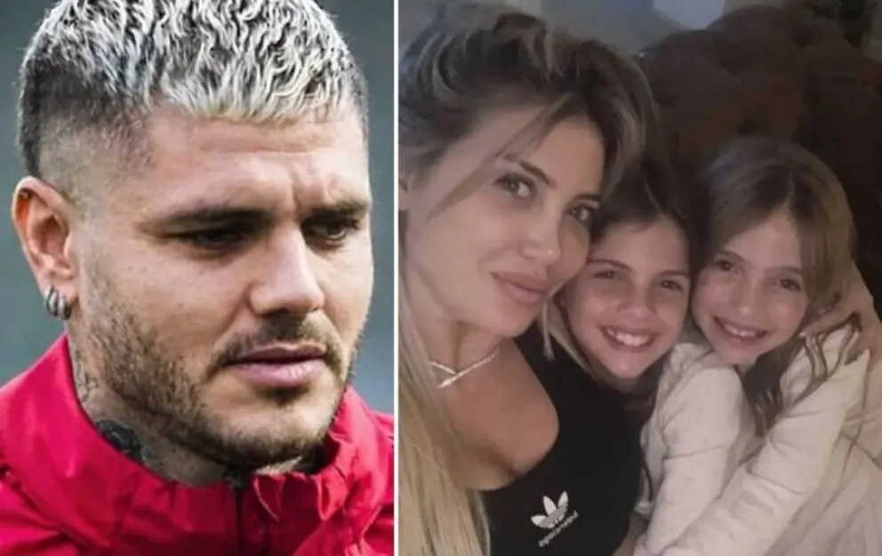 Mauro Icardi regresa a la Argentina a ver a sus hijas pero Wanda Nara le prepar&oacute; su llegada
