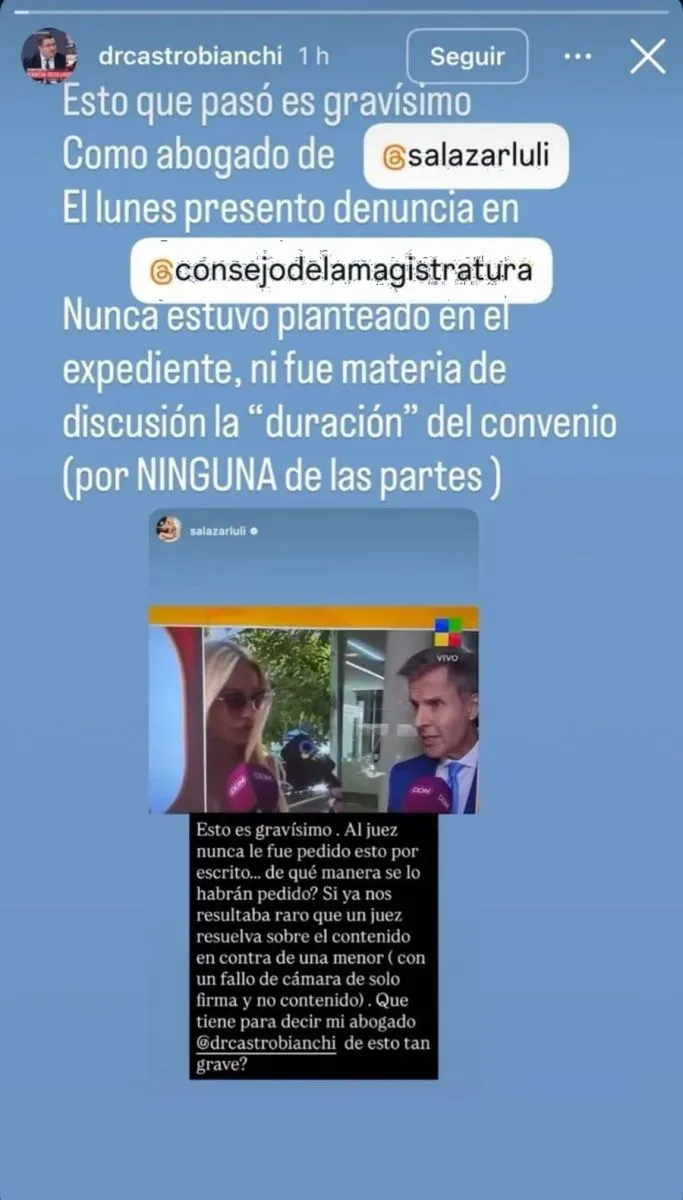 Luciana Salazar estall&oacute; contra el fallo que favorece a Mart&iacute;n Redrado