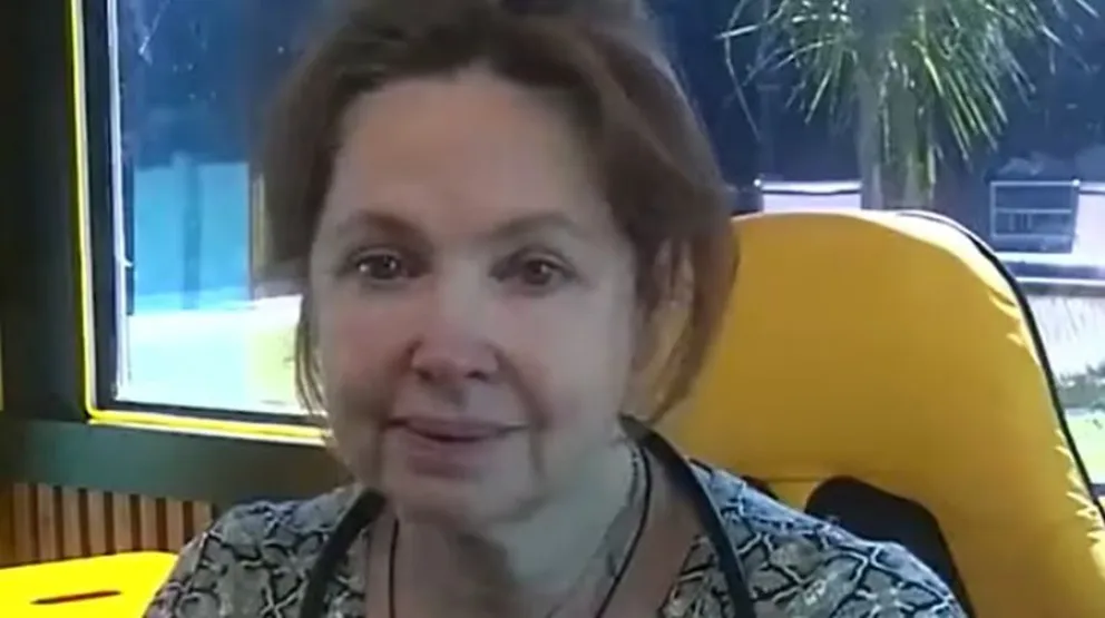 Andrea del Boca fue sacada en ambulancia de Gran Hermano