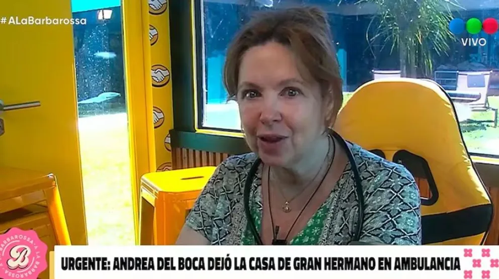 Andrea del Boca disfrazada en un country