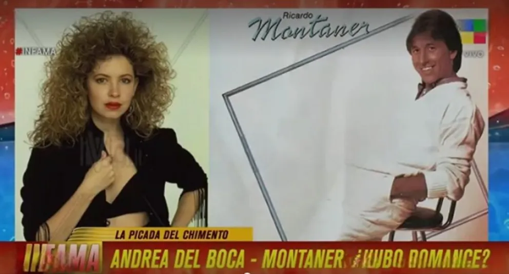 El romance oculto de Andrea del Boca y Ricardo Montaner