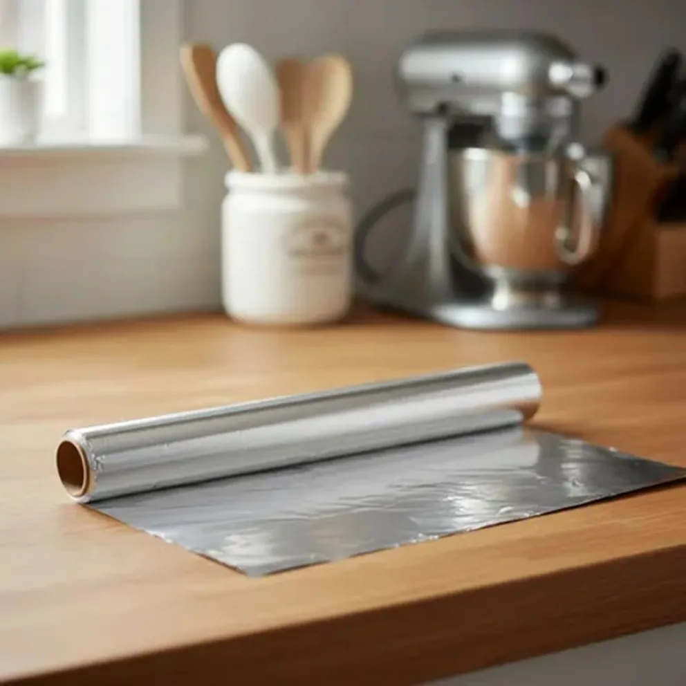 El incre&iacute;ble truco con papel de aluminio que mantiene tu cocina en orden