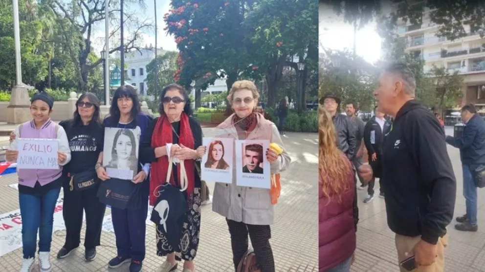 Incidente en Plaza 9 de Julio durante marcha de la memoria