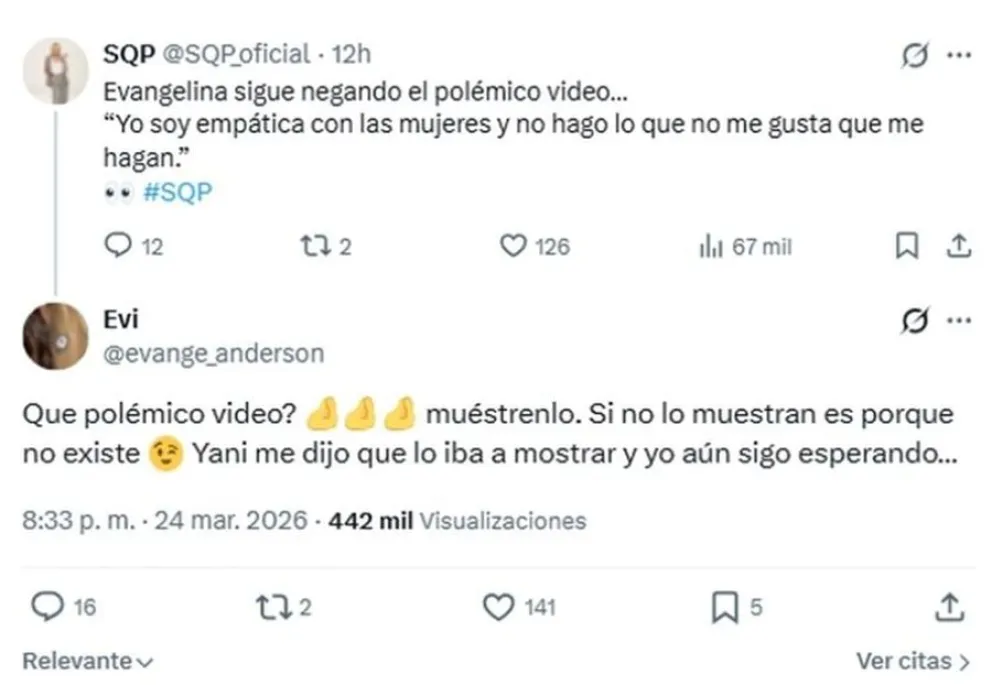Yanina Latorre y Evangelina Anderson tuvieron un fuerte cruce por un video