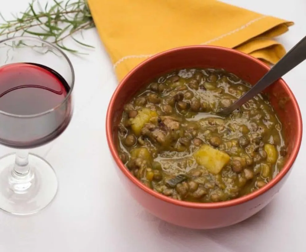 Receta de guiso de lentejas en 30 minutos