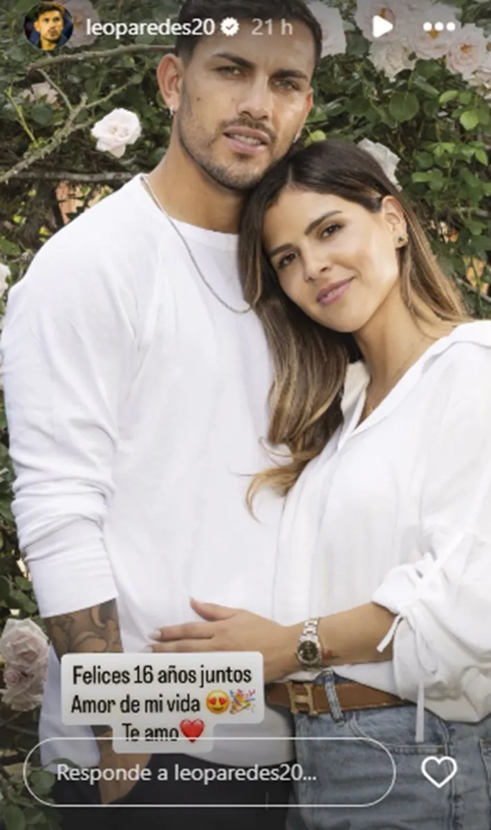 Leandro Paredes habl&oacute; sobre los rumores con Emilia Mernes