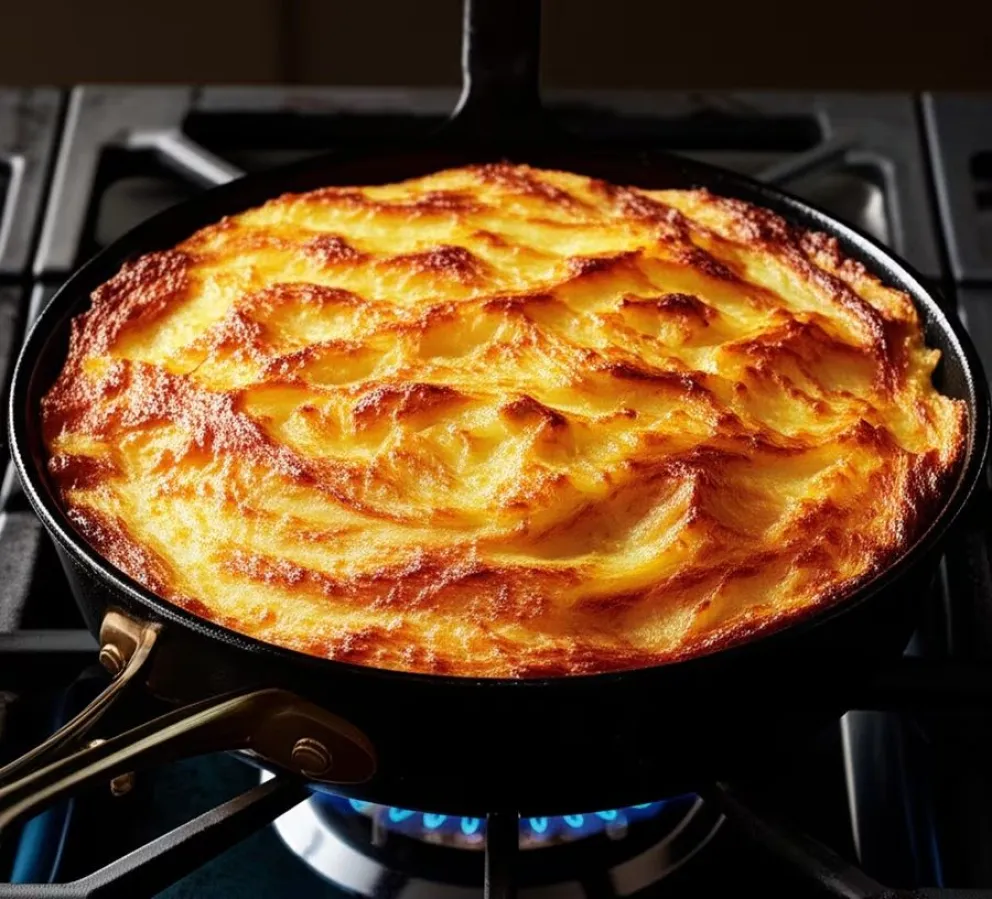 Receta de pastel de papa sin horno