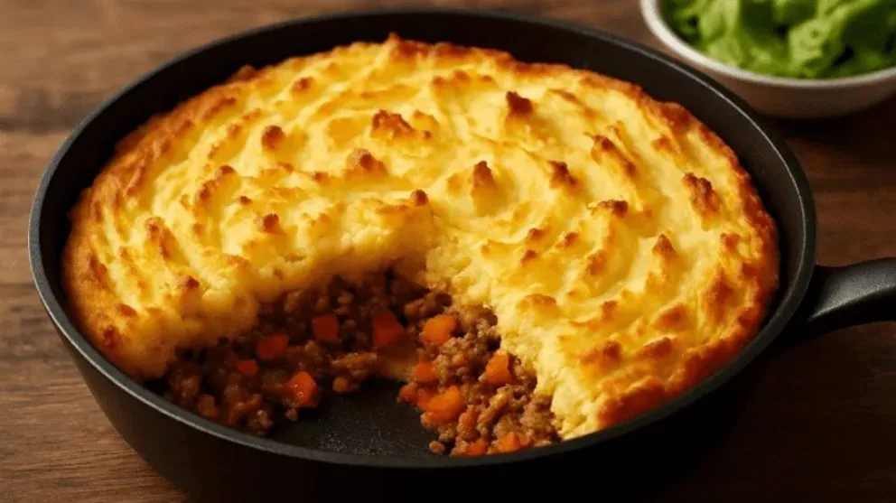 Receta de pastel de papa sin horno