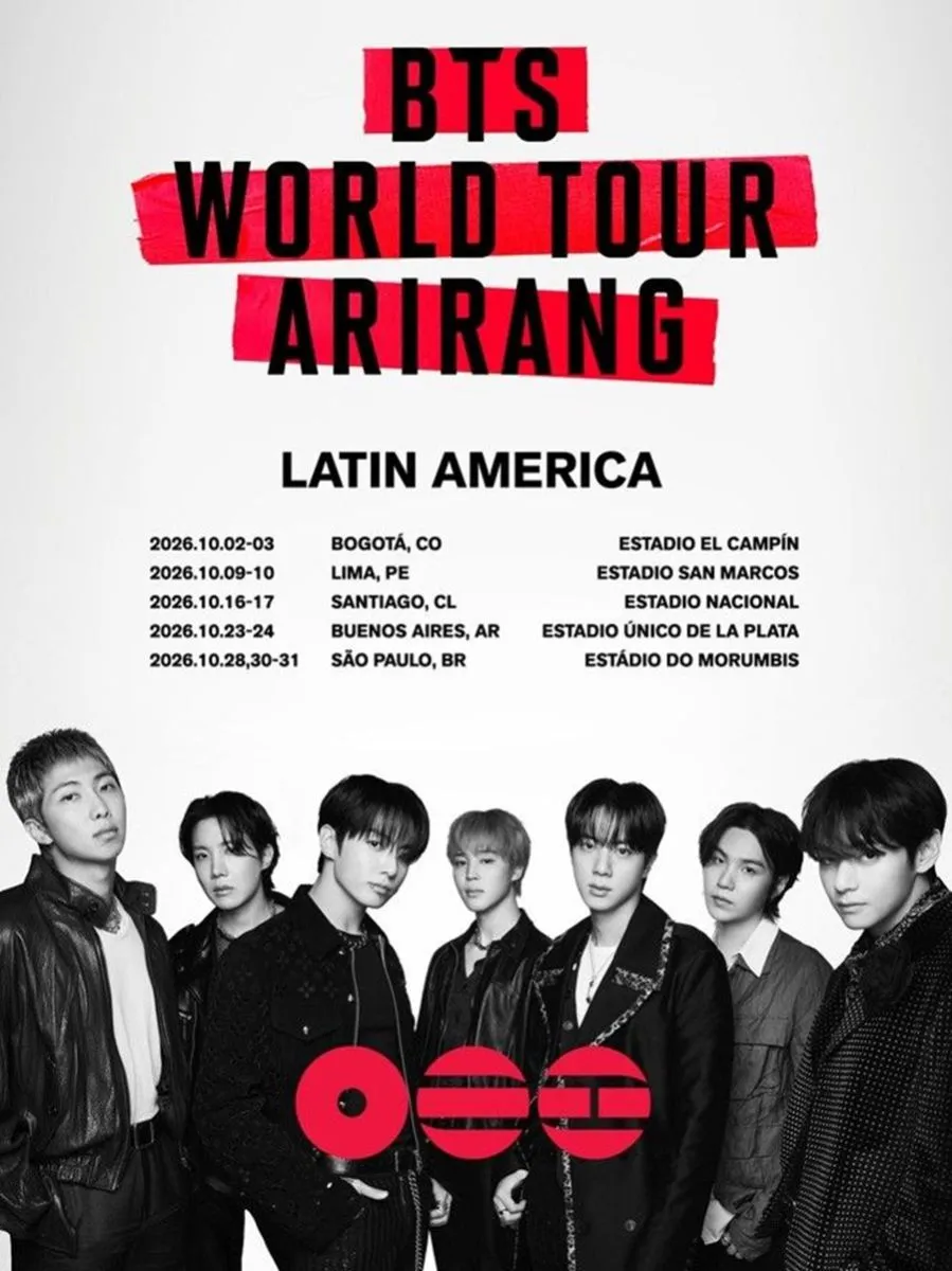 BTS confirm&oacute; conciertos en Argentina y ya hay fechas, entradas