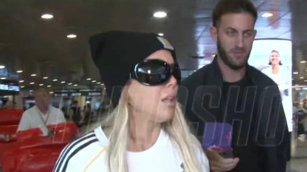 Wanda Nara llegó a Argentina con 18 valijas y mucho silencio