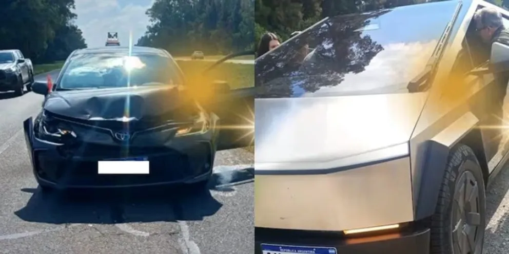 Barby Franco tuvo un accidente en su auto junto a su hija